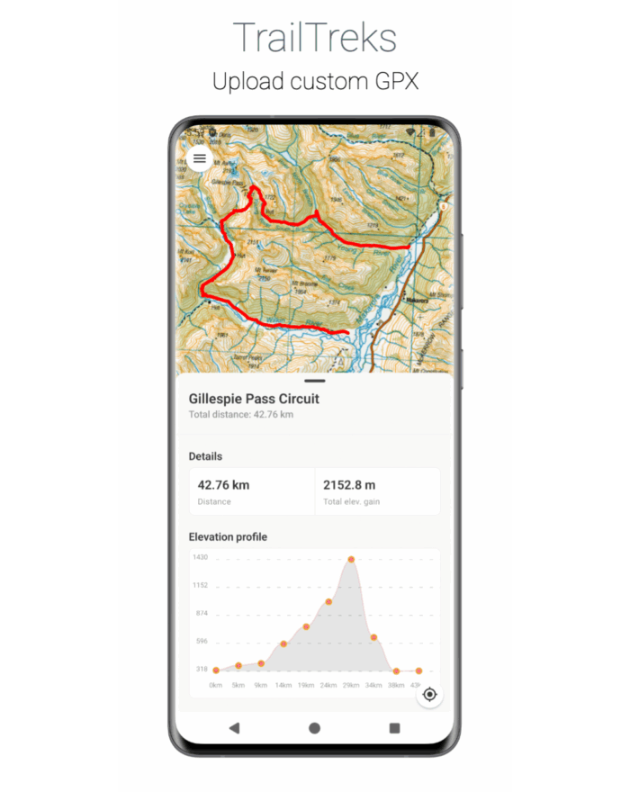 TrailTreks: NZ Topo Maps